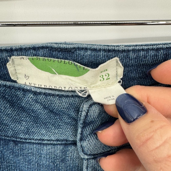 Anthropologie High-Rise Wide Leg Flare Jeans | Size 32 - Picture 8 of 8